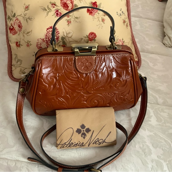 PATRICIA NASH NEW!!! GRACCHI SATCHEL/CROSSBODY - Picture 5 of 6